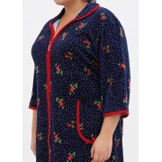 Халат Romeo Life XL,2XL,3XL,4XL,5XL  велюр 1125-03